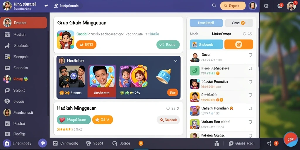 Tangkapan layar menampilkan karakter utama dalam aksi petualangan.